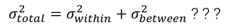 总方差 = 组内方差 + 组间方差？用excel和python计算验证源文件下载