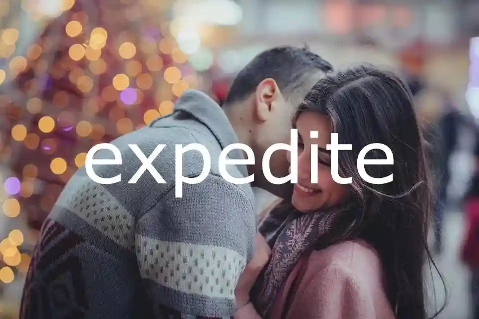 每日单词：expedite