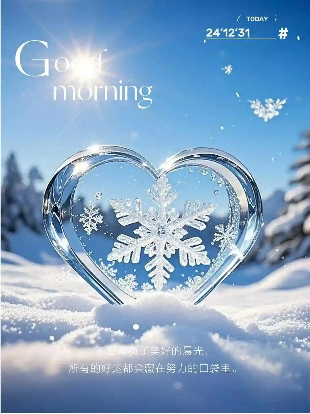 ˗ˏˋ早安文案ˎˊ˗²⁰²⁴/₁₂.₃₁在变好的路上慢一点也无妨