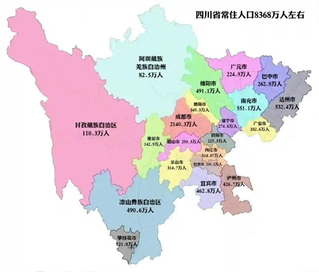 四川省有多少人口