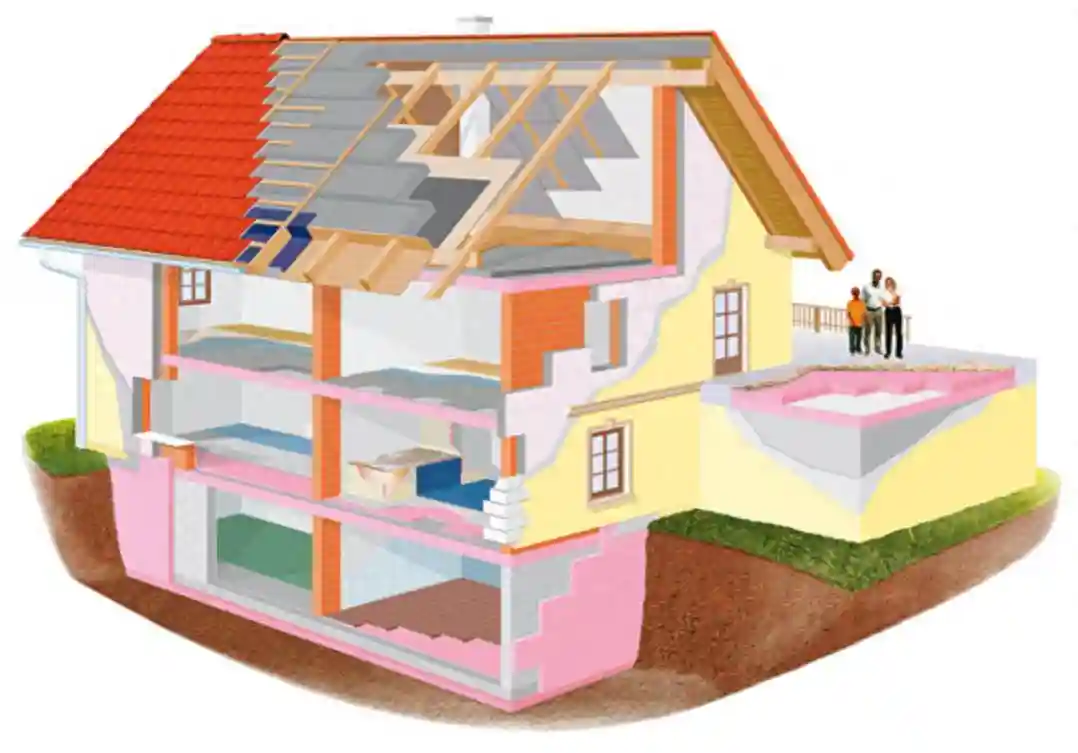 现代住宅超级保温隔热构造