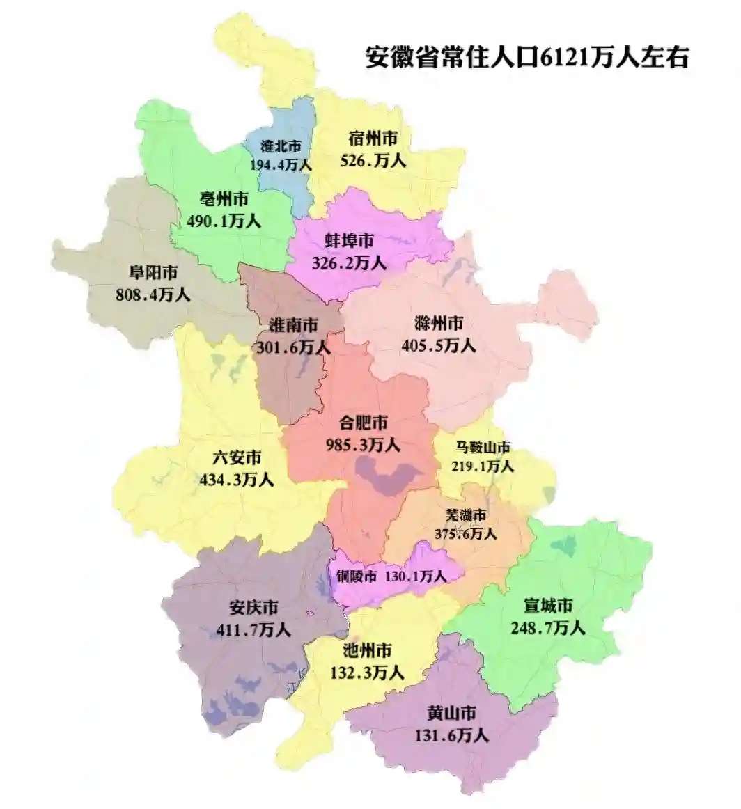安徽省有多少人口